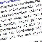 MBO Mediaredactiemedewerker